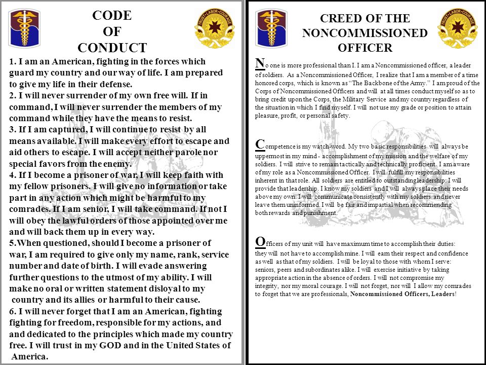 soldiers creed meaning